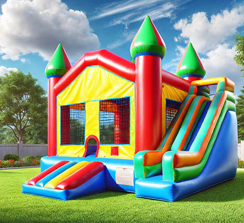 Bounce house rental business with Fullup